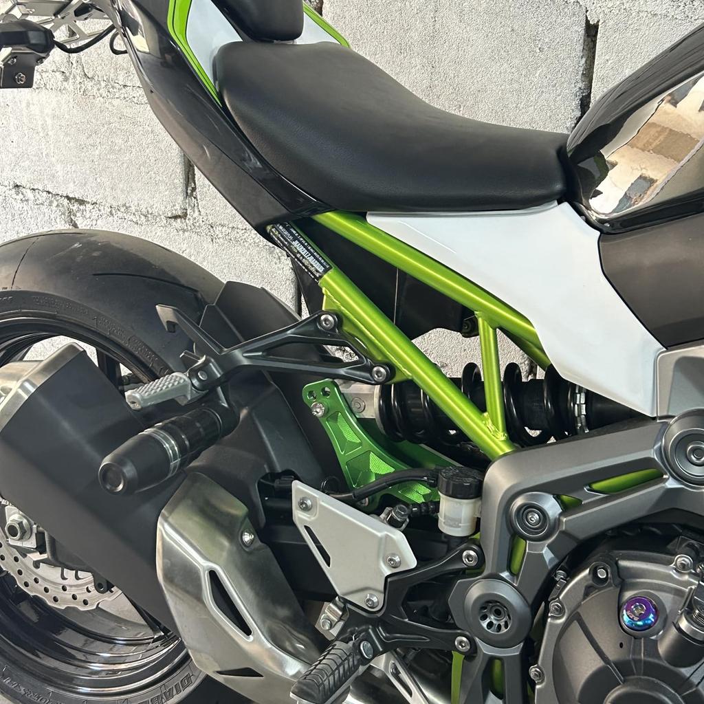 LEDISHUN Motorcycle Lowering Kit for Kawasaki Z900 (2017-2024), Z1000 (2010-2024), and Versys 1000 (2012-2024) - Rear Lowering Link Rods (Black)