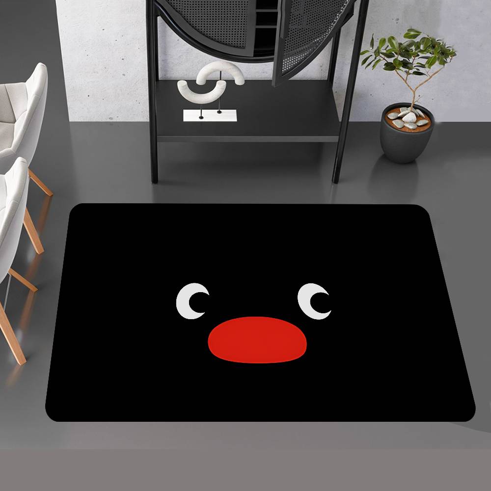 Funny P-PinguS Cute Cartoon Entrance Door Mat Nordic Style Home Doormat Bathroom-Toilet Mats Bedroom Hotel Decor Mat