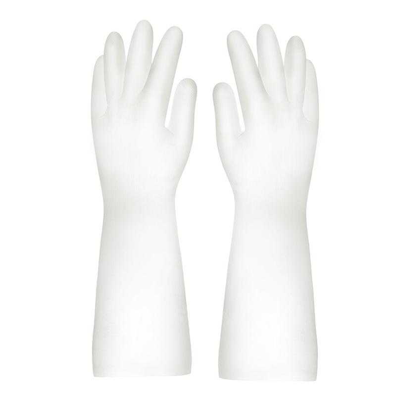 Kadın Dayanıklı Su Geçirmez Nitril Kauçuk Mutfak Temizlik Eldivenleri