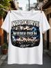 Nordkurve Wieder Oben 2026 Grafik Fußballfans Industrielle Skyline Blauer Rauch Und Körnig Unisex Alles T-Shirt
