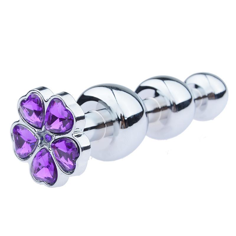 2019 New Metal Metal Rose Butt Plug Parthenocissus Grass Butt Plug Back Court