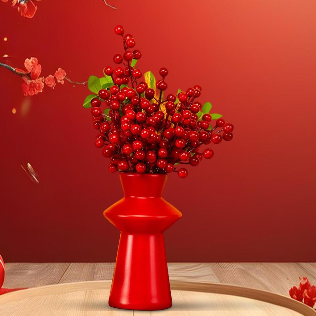 Flower Vase Flower Arrangement Simple Tabletop Ornament Table Centerpiece for Shelf Bedroom Living Room Party Home Decoration