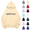 Men's Loose Color Button Stand Collar Patch Pocket Hoodless Sweatshirt