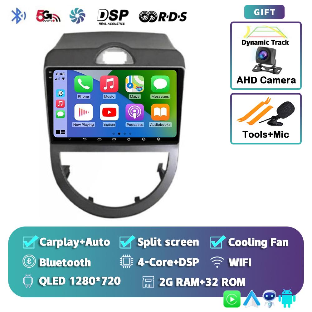Android 14 Carplay Auto WIFI+4G Car Radio For Kia Soul 2010 2011 2012 2013 Multimedia Video Player Stereo GPS Navigation No 2din