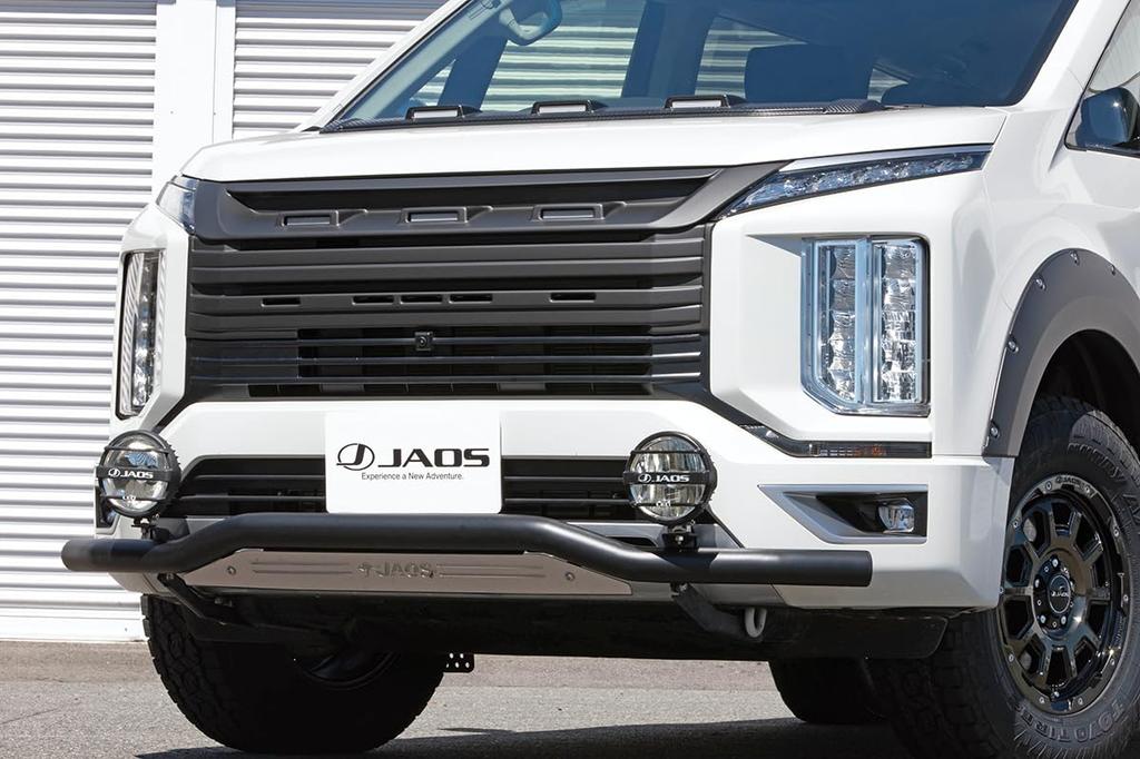 Jaos Matte Black Front Grille for Delica Diesel D5 (19+) (B061306MB)