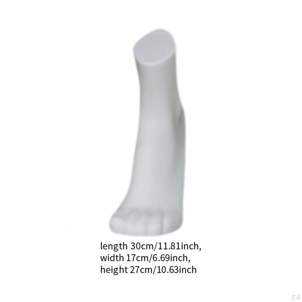 Male Mannequin Foot Model Men's Sock Display Holder Photo Prop Manikin Feet for Retail