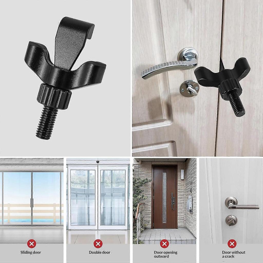 Portable Door Lock For Travel, Hotel Door Locks For Travelers Safety, Extra Door Security Devices From Inside For Home Bedrooms Apartment - DD