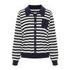 Tview Collar Pocket Striped Cardigan_V6A-Cca007
