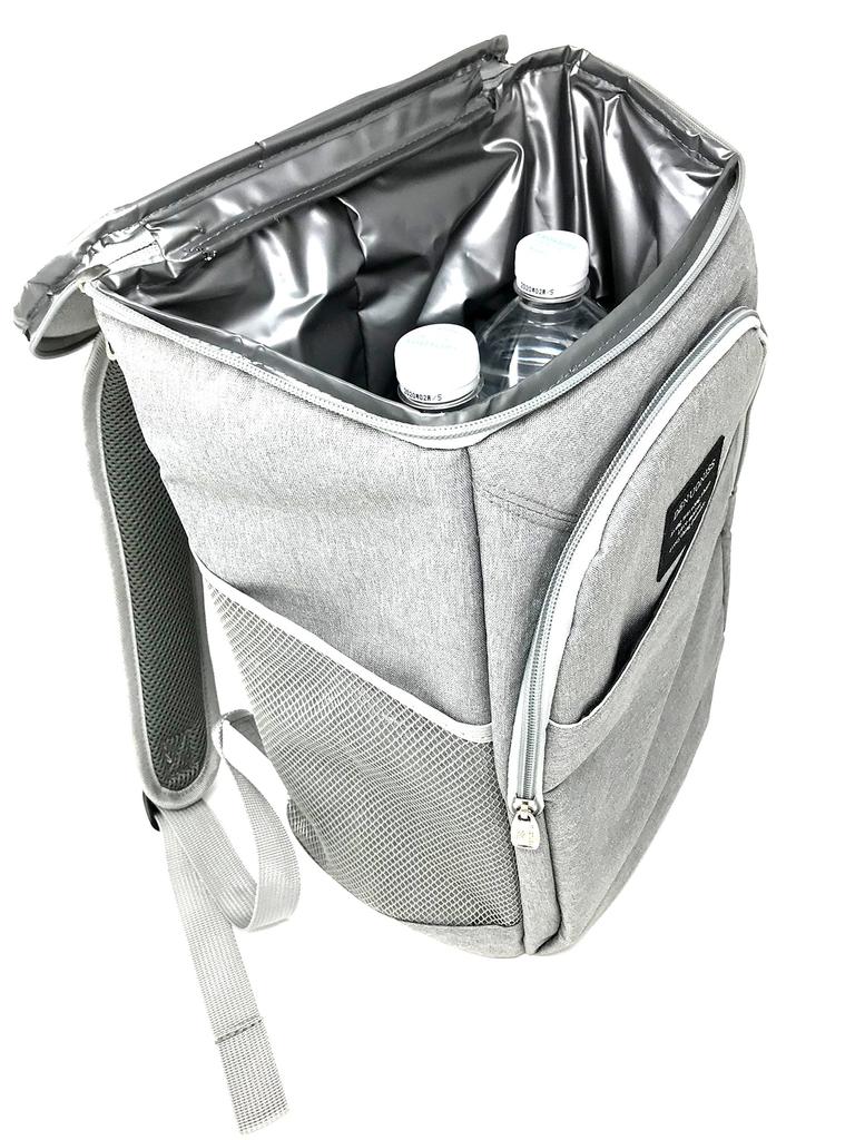 (SCGEHA) Insulated Backpack, Large Capacity, Cooler Bag, Waterproof, for Travel, Shopping, Hiking (Black)