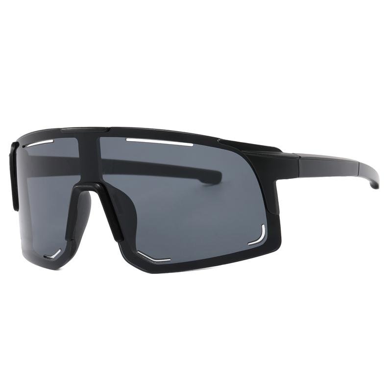 Oversized Outdoor Sports Sunglasses New Women Fashion Large Frame Design Goggles Simple Style Unisex Integrated Sun Glasses