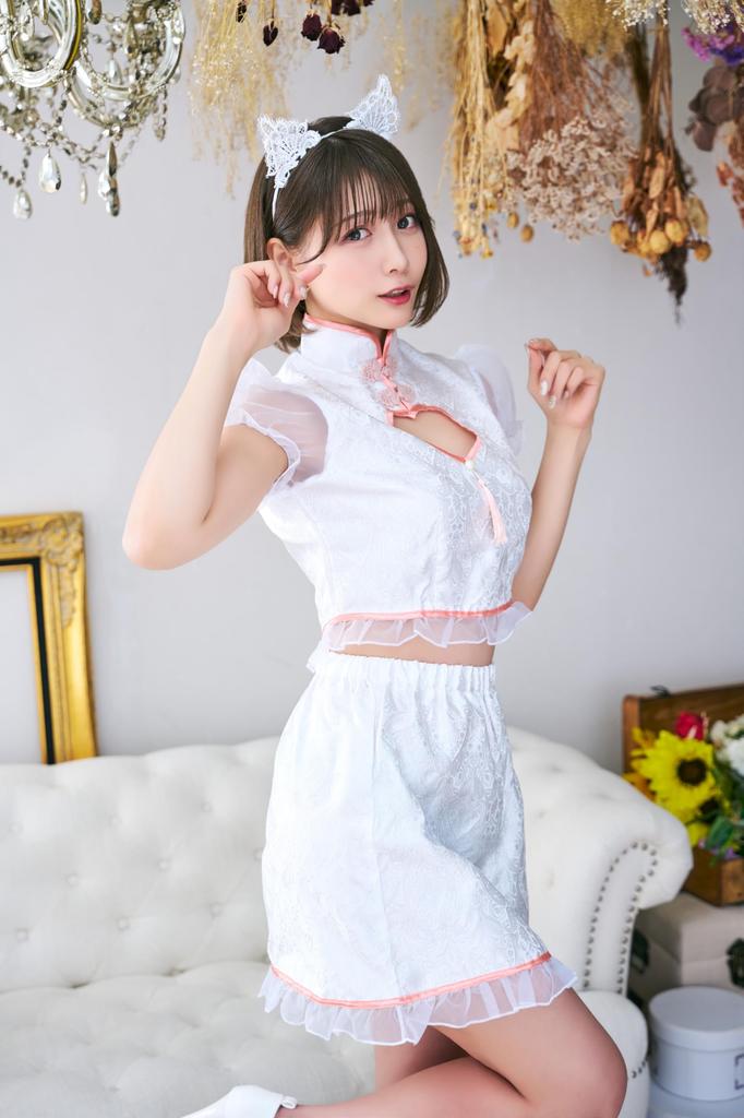 Clearstone Royal China Cosplay Halloween Cat China Sweet Women's Medium White