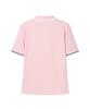 Antomas Ribbed Short Sleeve Polo Shirt Women - Pink