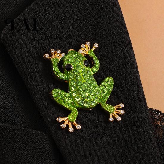 Funky Toad Earrings Frog Jewelry for Women, Rhinestone Stud Earrings, Sparkly Cute Women Animal Brooch Pin, Vintage Boho Summer Beach Vacation