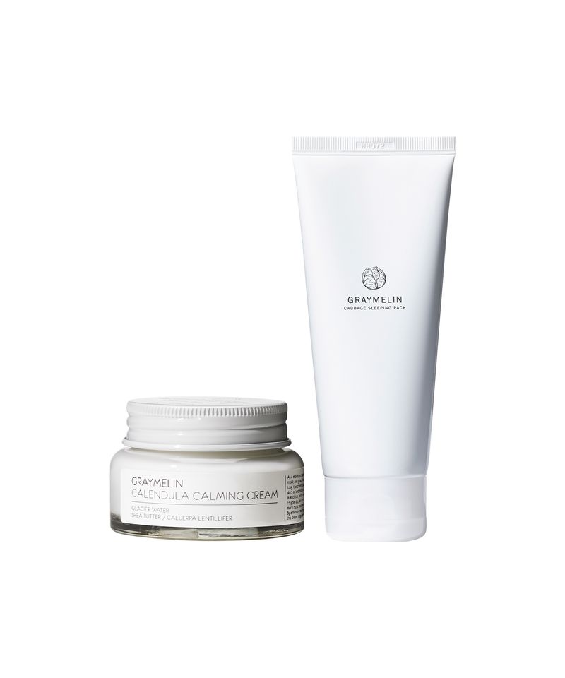 [SET] Daily Moisture Enhancement Set (Calendula Calming Cream 50g + Cabbage Sleeping Pack 150ml)