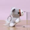 Mini Plush Horse Keychain Creative Cartoon Steed Doll Stuffed Animal Keyring  Car Decoration