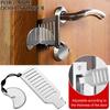 2pcs Portable Travel Anti-theft Door Lock Stainless Steel Security Door Stopper Latch For Home Dorm Motel Self-defense Safety Lock