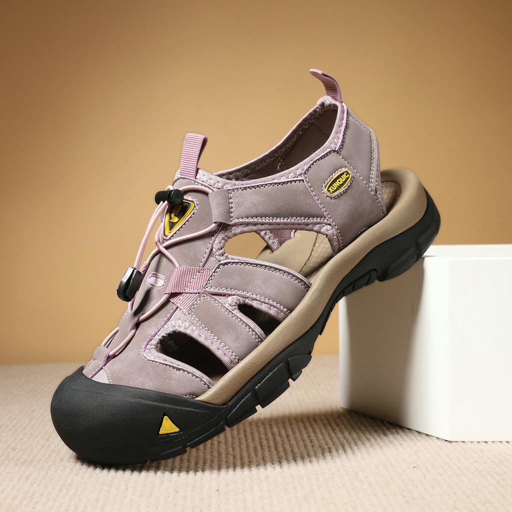 Sommersandalen für Damen und Herren Herren Plateau Taschenkopf Herren Strandschuhe Retroschuhe Übergröße Outdoor Freizeitschuhe