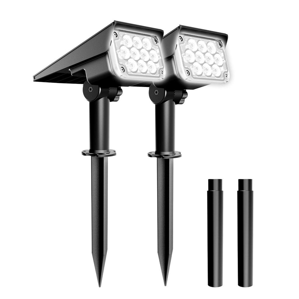Waterproof LED Solar Garden Spotlight for Trees and Landscapes