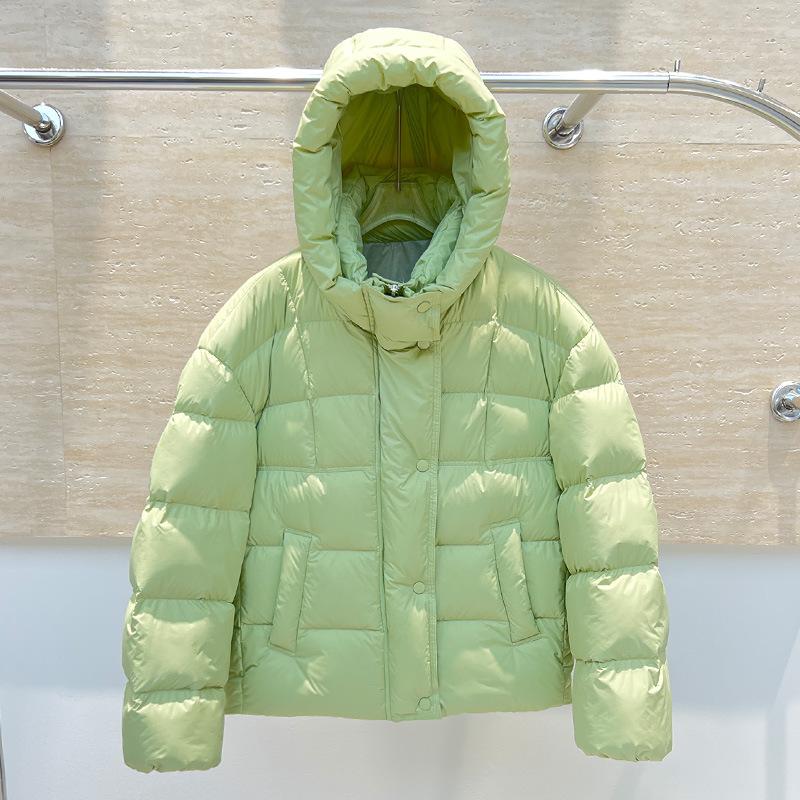Winter New Puff Down Jacket Women's Short Thickened Hooded Small Bread Jacket Warm Jacket