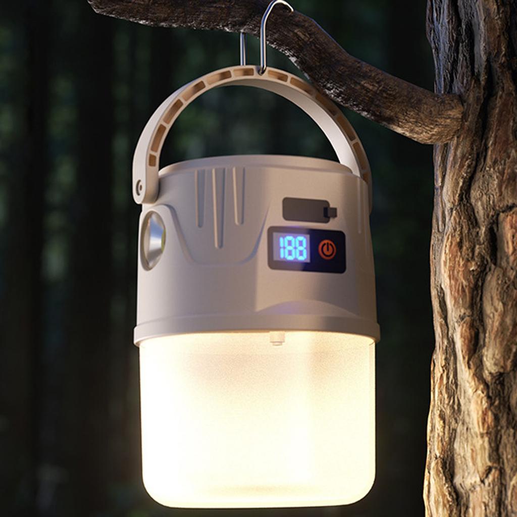 Outdoor Solar LED Lamp, Multi-Functional Camping Light, Rechargeable Downlight, Lamp, Street & Tent Lighting