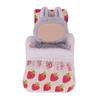 Popular Doll Bed With Flower Pattern Detachable Pillows And Sleeping Bag For Plush Dolls 17cm Plush Figure Doll Display