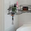 Linkidea Shower Caddy Shelf Hooks, Stainless Steel Hangers for Wall Mounted Shower Room Basket Attachment, Organize Loofah, Razor, Body Brush,