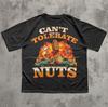 Can't Tolerate Nuts Funny Meme Gift T-shirt for Friends Goofy Ahh Shirt Cringy Shirts Gen Z Humor Peanut Butter Alergy T-shirt