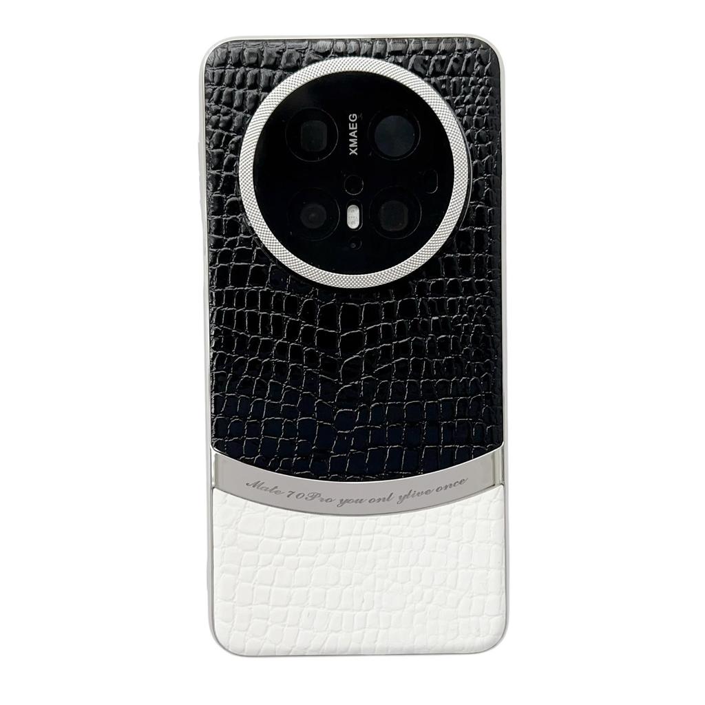 Huawei P80 Pro High-End Crocodile Pattern Protective Case: Luxury, Anti-Drop, Compatible with Mate70 & Honor Magic7