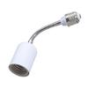 Ceramic E27 Bulb Socket Extender With Full Rotation Metal Base Heat Tolerance 400W For Lighting Adjustments