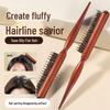 DASKSHA Boar Bristle Narrow Tooth Wooden Styling Comb