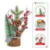 Mini Christmas Tree Desktop Decor Home Table Top Tree Ornament Xmas Decoration