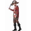 Men's Pirates of the Caribbean Captain Costume Halloween Cos ONE PIECE Blood Stained Zombie Men's Pirate Costume