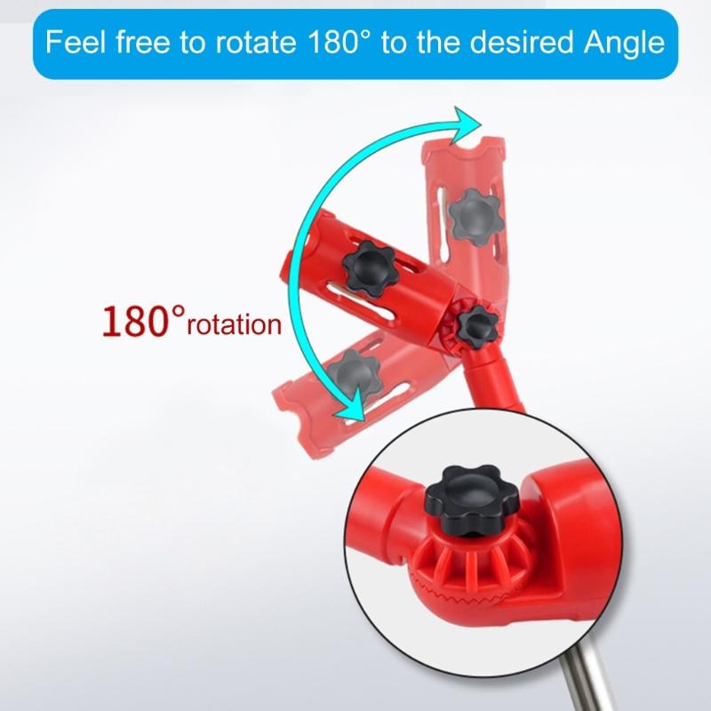 MultiAngle Paint Brush Extender Extension Poles Attachment Holder with Rotating Head Paint Edger Tool Esy To Use