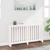 822577 vidaXL Radiator Cover White 153x19x84 Cm Solid Pine Wood