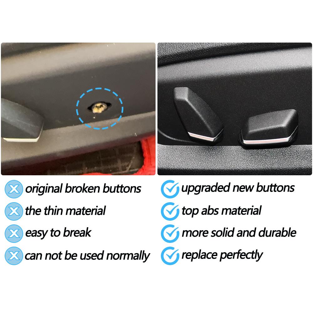 Car Left Right Seat Adjust Switch Sliding Backrest Lumbar Support Button For BMW 5 6 7 X5 X6 F10 F11 F07 F06 F12 F01 F02 F15 F16