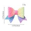 4Pcs Glitter Bows Hair Clips for Women Girls Cute Shinny Sequins Butterfly Hairpins Headwear Hairgrip Kids Hair Accessories
