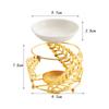 Ceramic Oil Burner Candle Holder for Romantic Home Ambiance