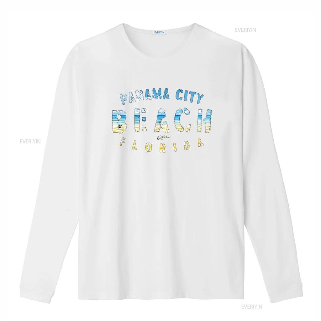 Panama City Beach FL T Shirt vintage Washed Stretched Slightly homme Versatile Casual Comfortable graphic streetwear