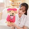 Cute Dressed Puppy Dog Doll Plush Toy Labrador Doll Children Sleeping Soothing Pillow Ragdoll