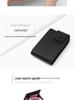 Stylish Multi-functional Cross-Grain Card Holder with Buckle for Coins and IDs