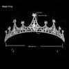 Silver-Plated Alloy Bridal Crown Headpiece - European & American Wedding Dress Accessory