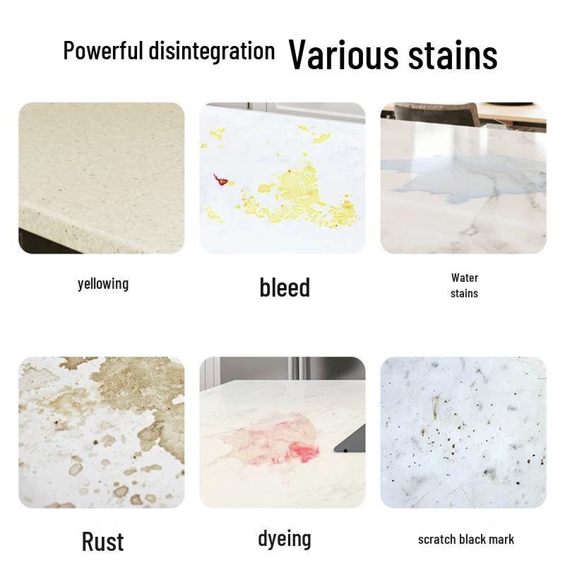 Powerful Stone & Tile Cleaner for Kitchen: Marble, Quartz, Rust & Stain Removal