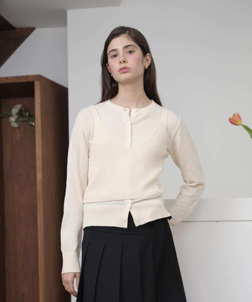 JUCYJUDY Knit Layering Set Jzkt624A