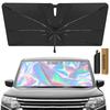Designed for Extreme Heat Sunshade Umbrella Type for Suzuki Solio 4th Generation MA37S MA27S MA47S Windshield Light Heat 10 UV Flexible Center