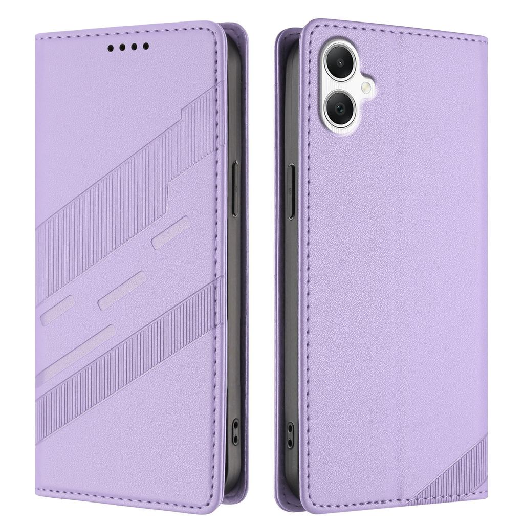 For Samsung Galaxy A07 Phone Cases Punk Style Imprinted Wallet Stand Leather Cover