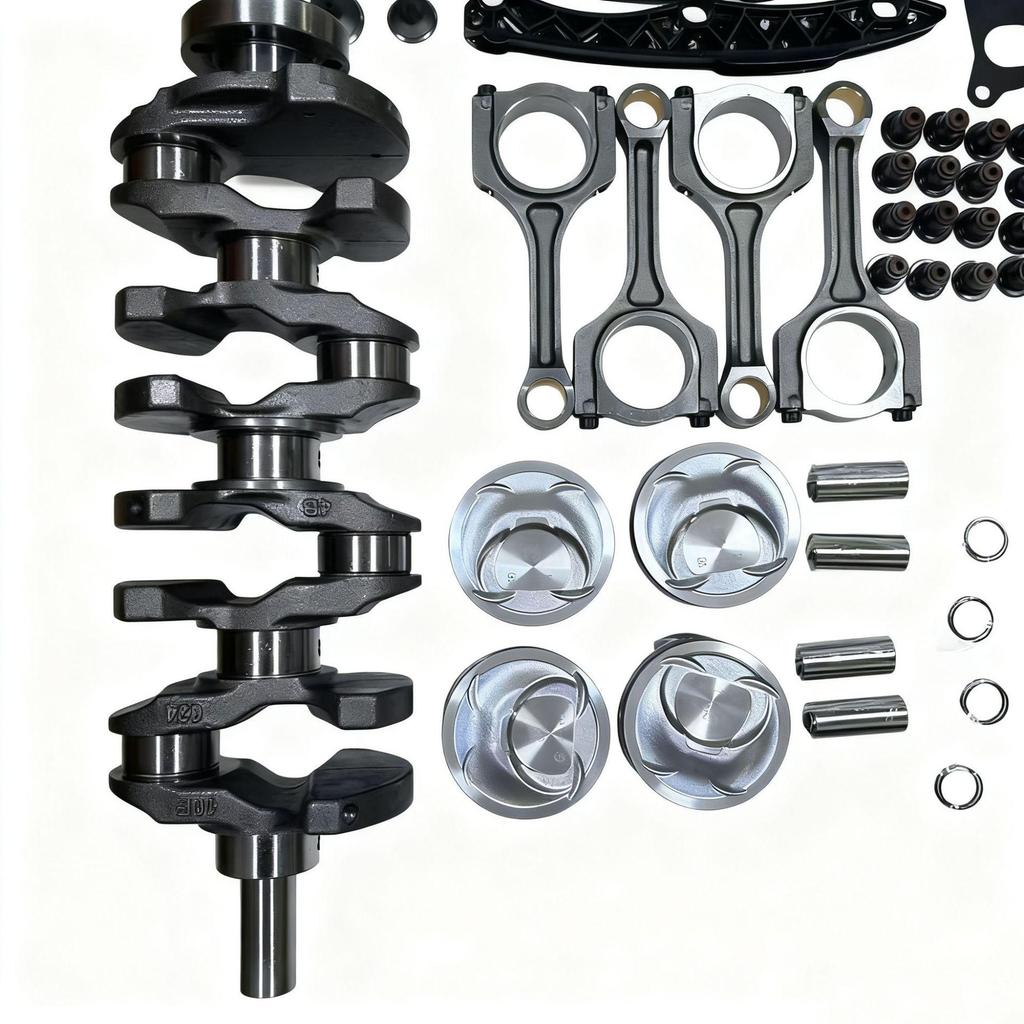 Hyundai G4KJ Engine Overhaul Kit: Timing Repair, Crankshaft, Connecting Rod, Piston Rings
