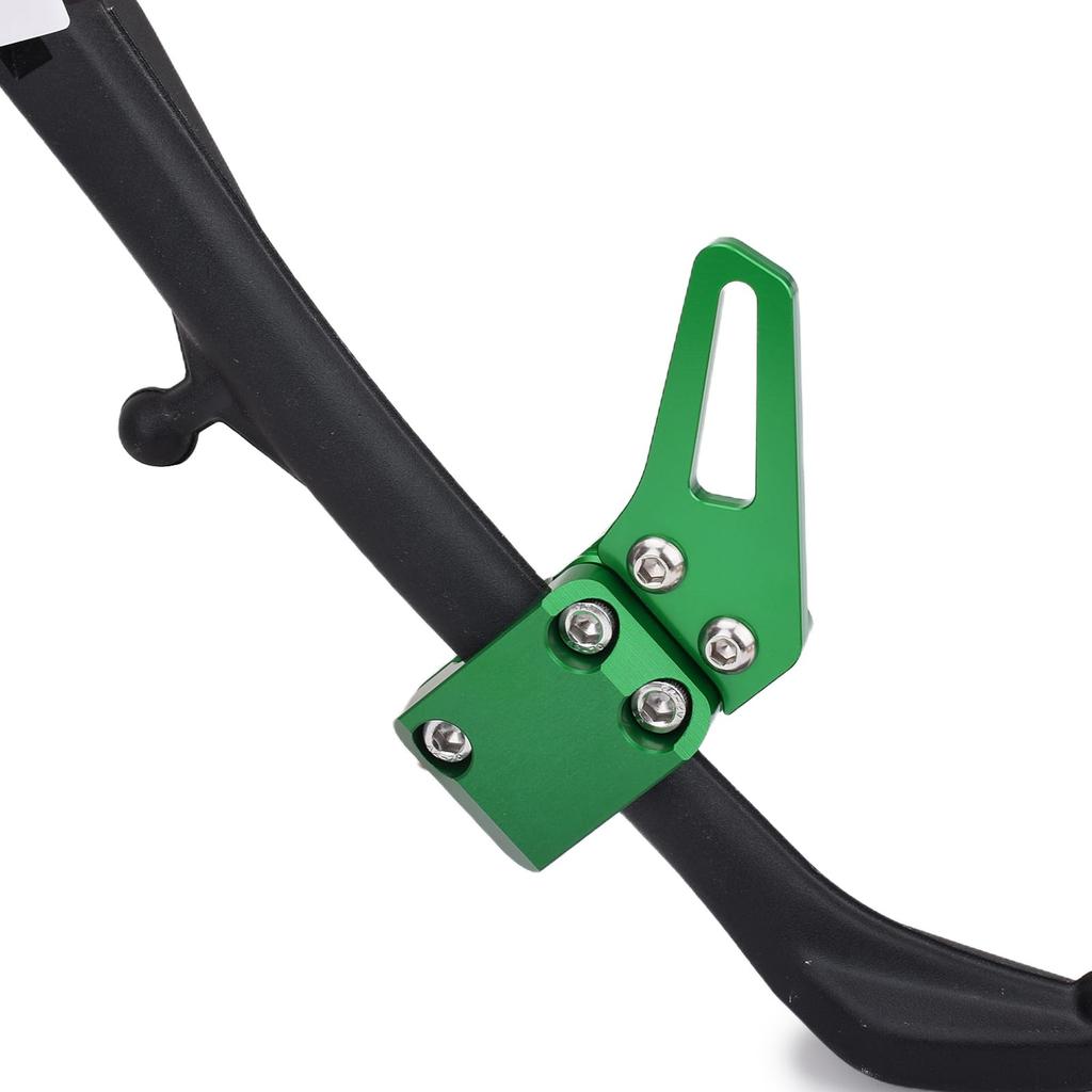 LEDISHUN Side Stand Assist Tool for Kawasaki Ninja 400 Z400 ZX-4R ZX-4RR Ninja 250 Z250 (Green)