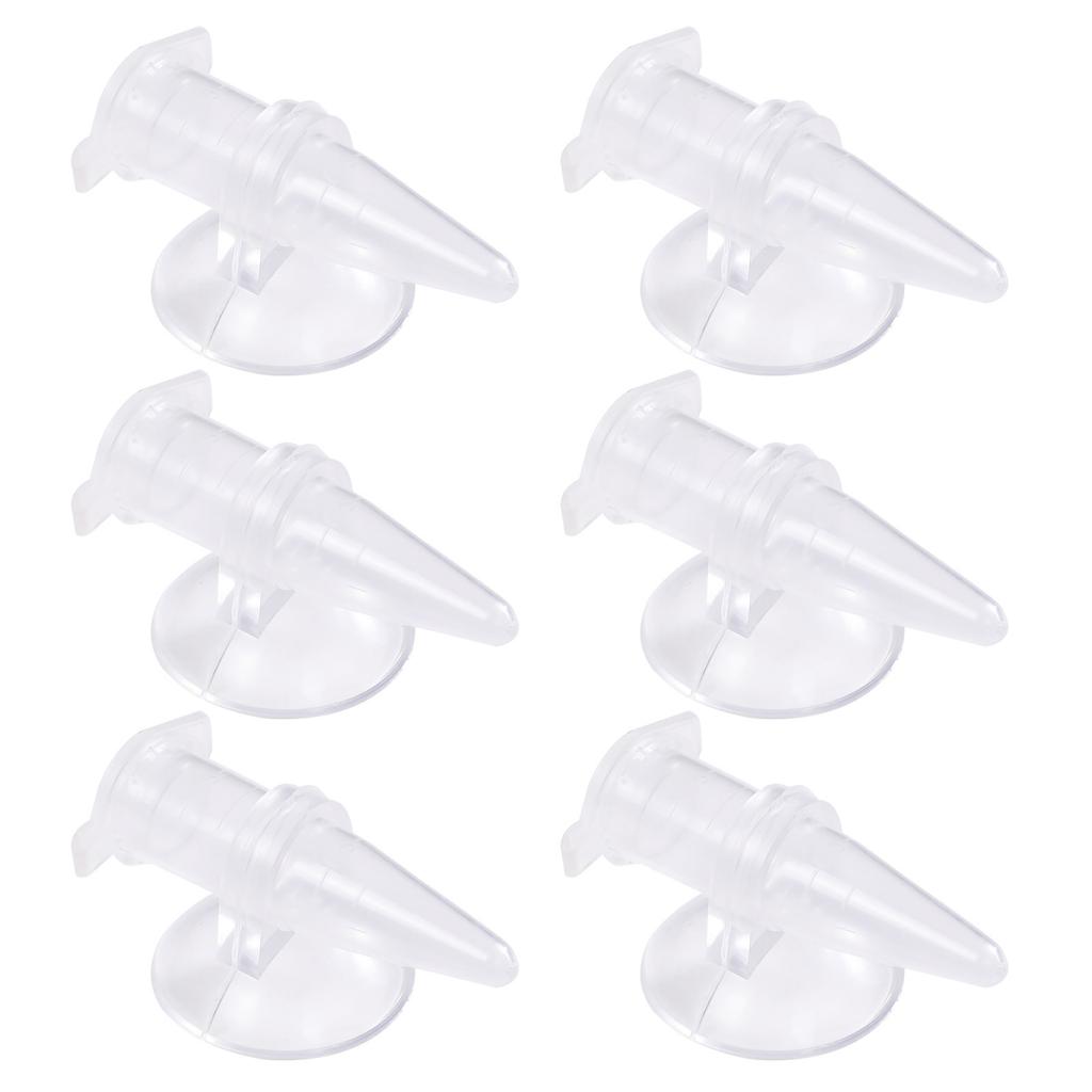 Pack of 6 Reusable Shrimp Feeders with Suction Cup Designs for Fishtanks To Prevent Food Scattering and Waste