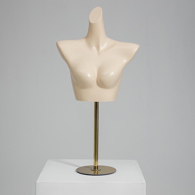 Unisex Half-Body Plastic Mannequin for Underwear Display