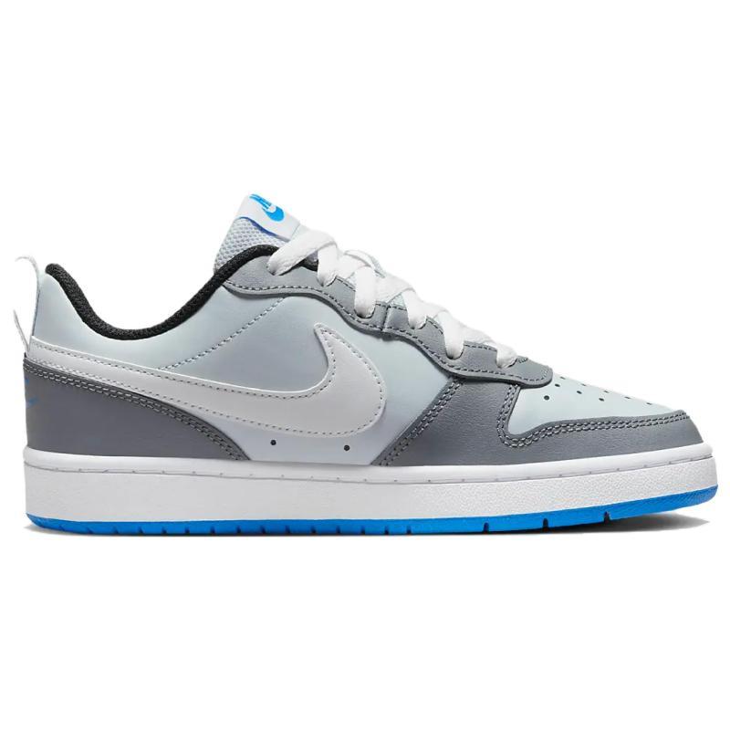 Nike Court Borough Low 2 SE 'Pure Platinum Photo Blue' GS Sneakers BQ5448-019